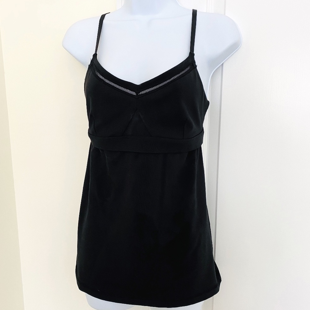 Lululemon black cross back tank